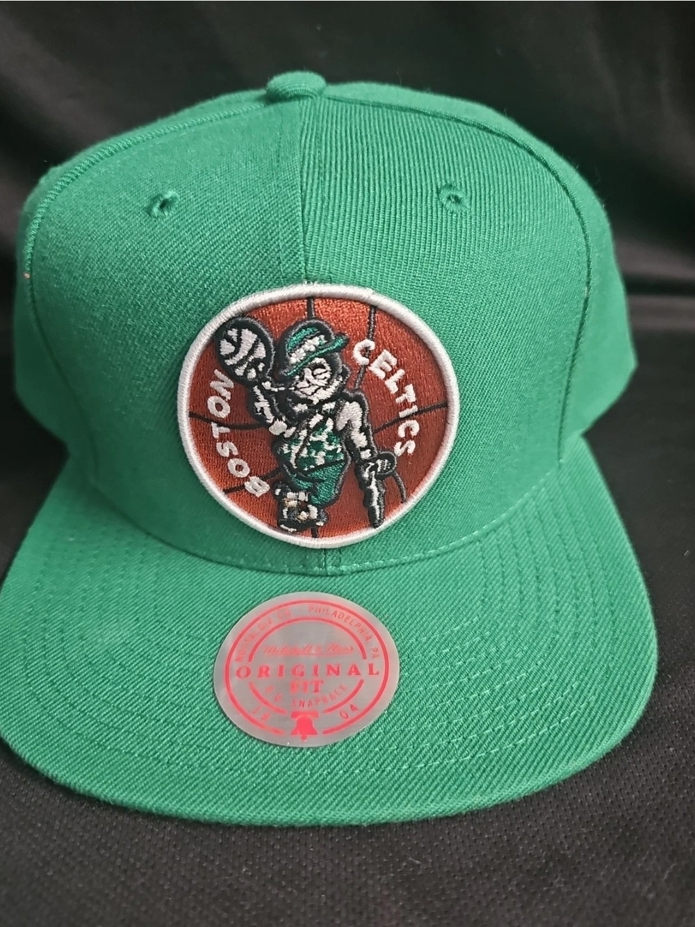 Mitchell & Ness Green Boston Celtics Snapback Hat Brand New With Tags